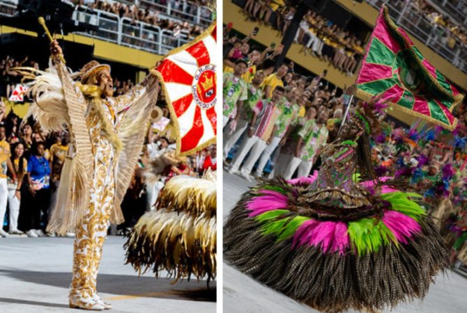 Estandartes de Mestre-Sala e Porta-Bandeira vão para duas escolas: conheça a origem do casal que simboliza as agremiações