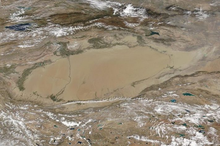 Deserto de Taklamakan, China – NASA