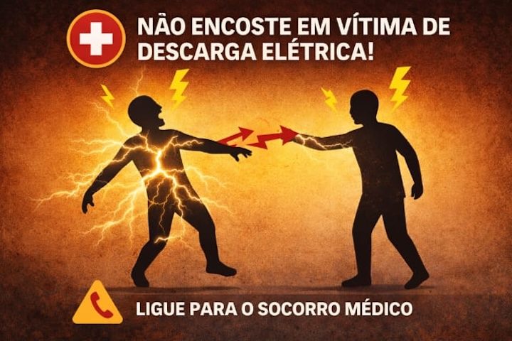 <p>Se você presenciar alguém sendo eletrocutado, a regra de ouro é: não se torne a próxima vítima. Veja dicas!</p>
