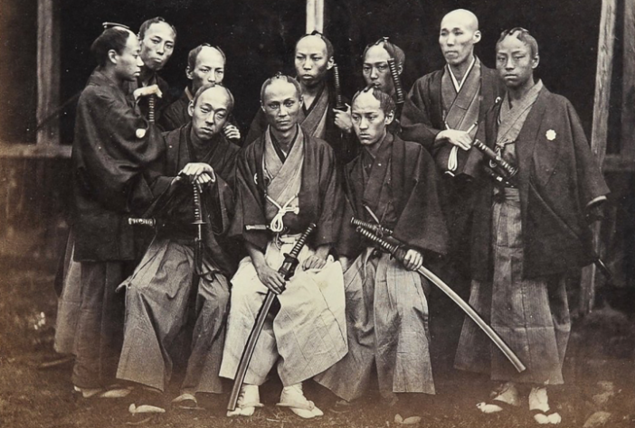 Grupo de samurais – Domínio Público 
