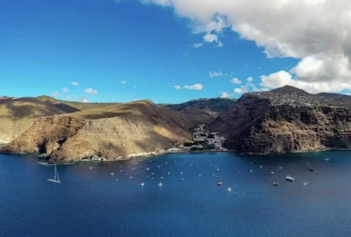 Ilha de Santa Helena, no Oceano Atlântico — Governo de Santa Helena/Divulgação