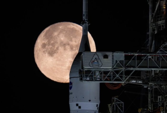 Missão Artemis 2 leverá astronautas para dar a volta na órbita da Lua – Divulgação/NASA