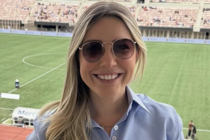 Repórter da Band Alinne Fanelli recusou convite da Globo – Reprodução @alinnefanelli