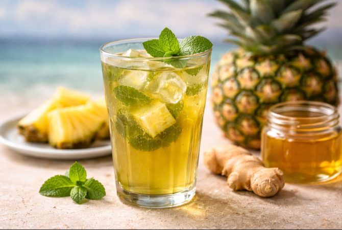 Chá verde gelado: bebida refrescante combina sabor e leveza nos dias quentes
