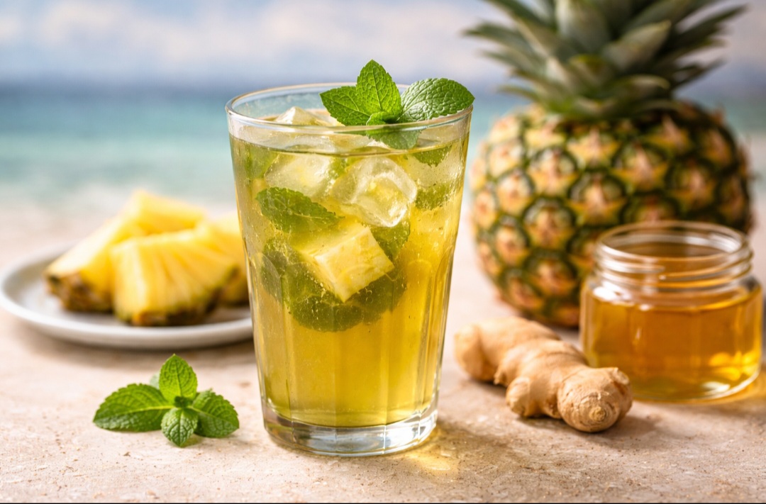 <p>Também combina bem com gengibre, mel ou frutas como abacaxi.<br />
Essas variações ampliam o sabor e tornam o consumo mais agradável.</p>
