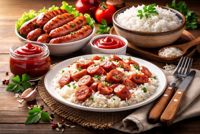 No topo das paradas, Bad Bunny adora salsicha com arroz: comida que requer moderação