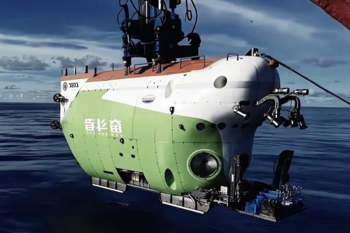 Submersível Fendouzhe – Reprodução/YouTube