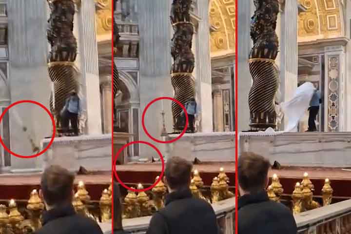 <p>Durante um outro incidente, há exatamente um ano – fevereiro de 2025 –, preciosos candelabros do século XIX foram derrubados e danificados, mostrando como o patrimônio artístico e religioso pode ser vulnerável a atos impulsivos.</p>
