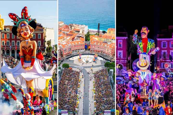 Na Promenade des Anglais acontecem grandes eventos culturais da região, como o tradicional Carnaval de Nice, com seus desfiles e a Batalha das Flores. 

