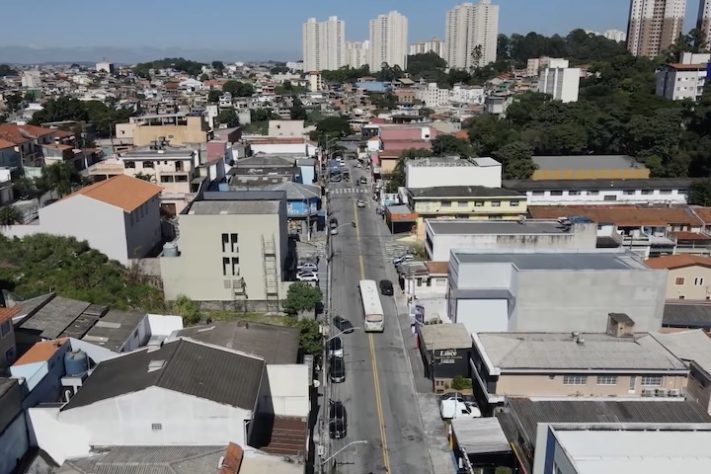 Taboão da Serra, São Paulo - Reprodução/YouTube Luiz Silva Drone