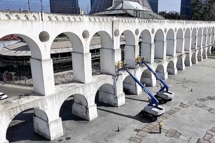 Prefeitura do Rio anuncia restauração dos Arcos da Lapa - Reprodução/Rio TV Câmara