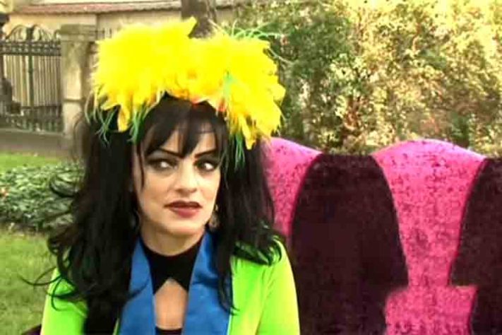 A cantora e compositora alemã Nina Hagen