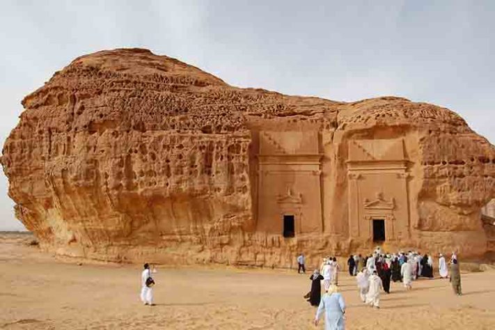 Castelo Islâmico de Mada'in Saleh - Meca, Arábia Saudita -Reprodução do Flickr Omar A.