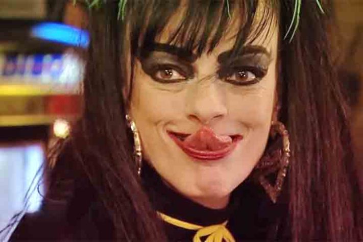 A cantora e compositora alemã Nina Hagen
