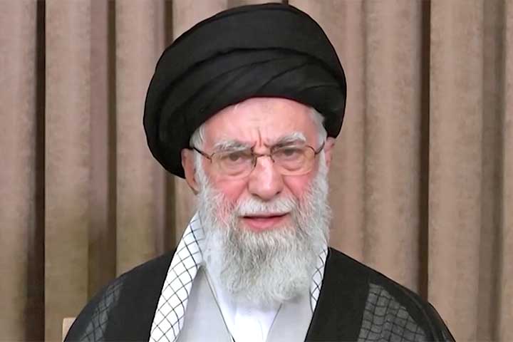 Ali Khamenei, Líder Supremo do Irã de 1989 até seu assassinato em 2026 - Reprodução de vídeo TV Globo