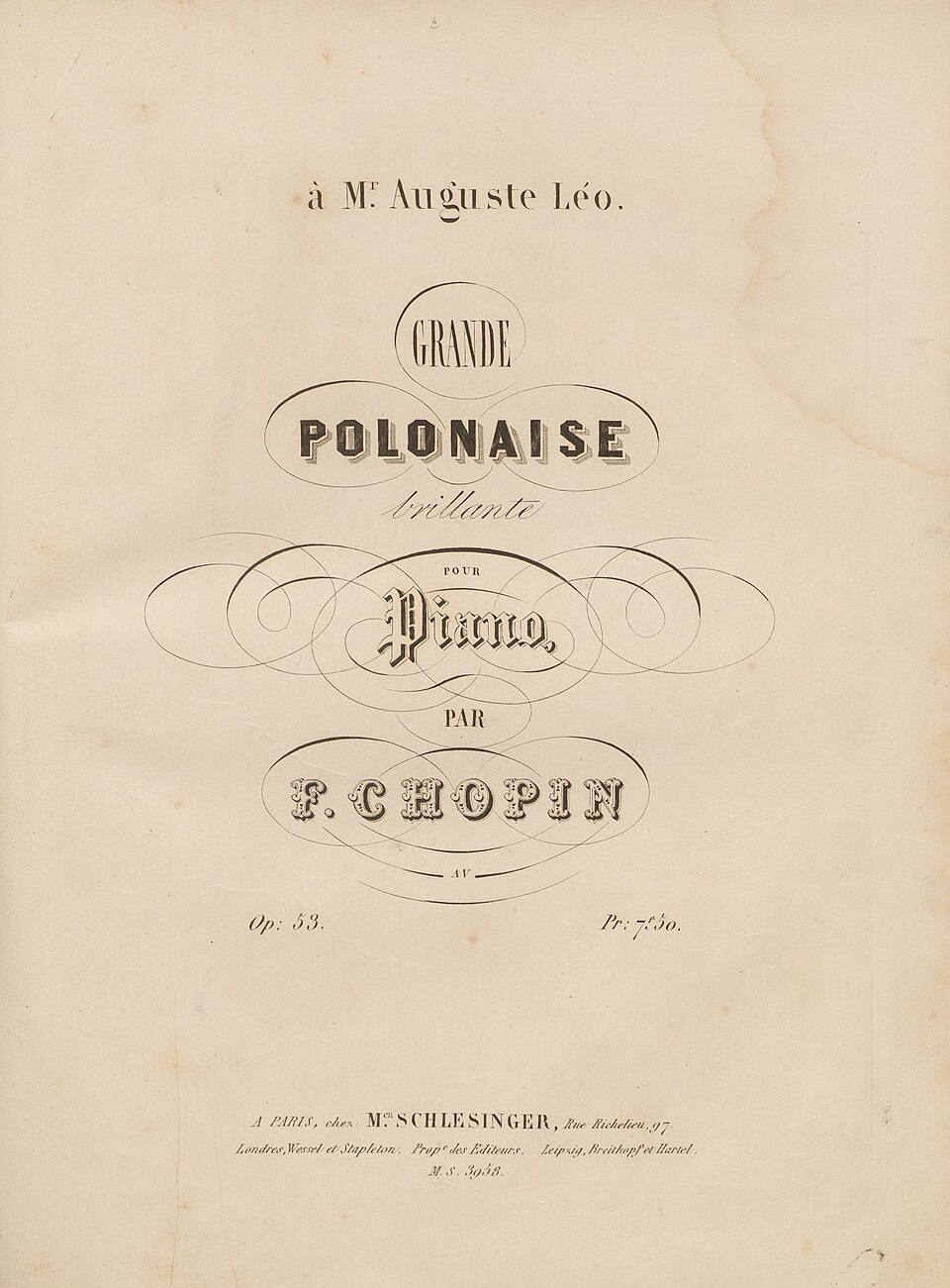 Entre suas obras mais conhecidas estão as “Polonaises”, “Mazurcas”, “Noturnos” e “Estudos”. Também se destacam composições como a “Marcha Fúnebre” e a “Fantaisie-Impromptu”. Essas peças seguem sendo executadas e admiradas no mundo todo.