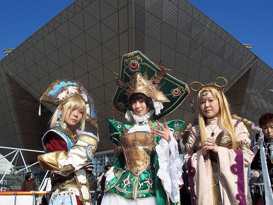 No Japão, o cosplay ganhou força em eventos como o 