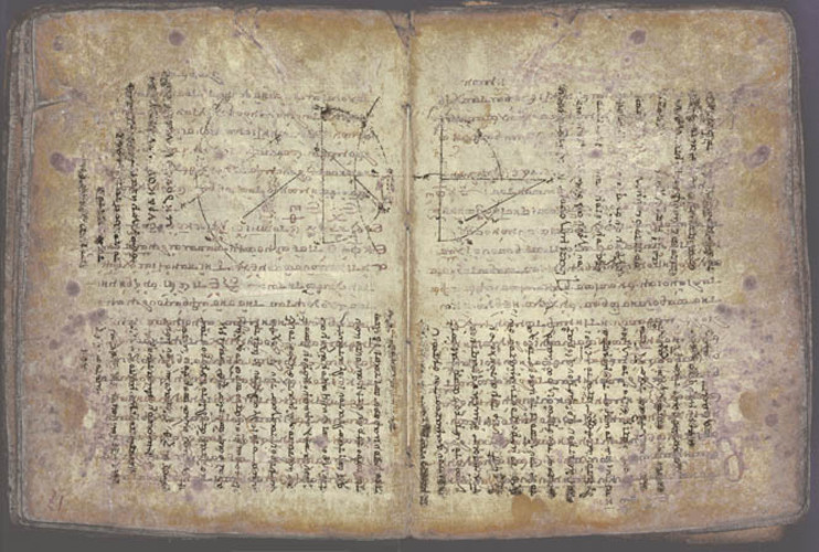 <p>O Palimpsesto é um manuscrito greco-bizantino do século 10, reaproveitado como pergaminho, que contém trechos do tratado “Sobre a Esfera e o Cilindro”. A redescoberta reforça a importância da preservação e do uso da tecnologia na recuperação de textos antigos.</p>

