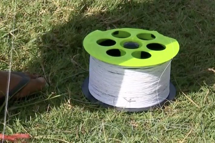 Carretel de linha de pipa – Reprodução/TV TEM