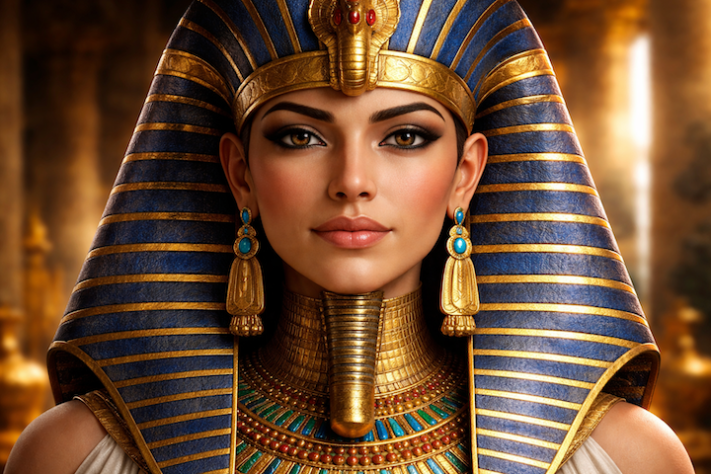 Hatshepsut foi uma das figuras mais fascinantes e poderosas do Egito Antigo - Imagem gerada por IA