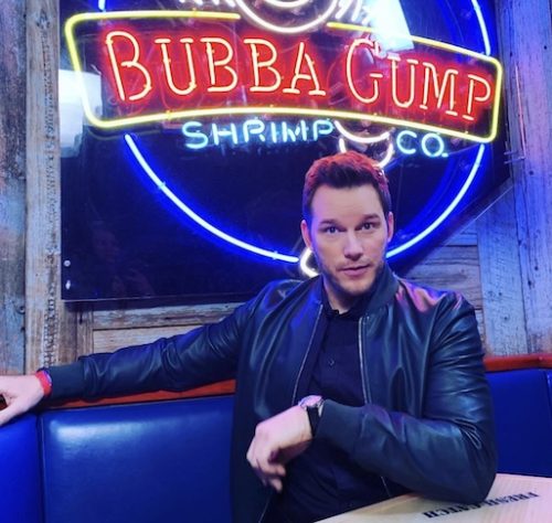 Chris Pratt garçom - Reprodução/Instagram