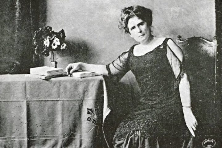 Escritora Júlia Lopes de Almeida - Reprodução/Acervo Fundação Biblioteca Nacional