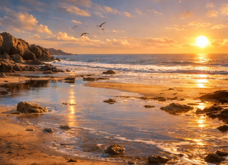 As marés são um dos fenômenos naturais mais fascinantes do planeta, marcando o movimento constante das águas do mar entre momentos de alta e baixa. Esse vai e vem não acontece por acaso: está diretamente ligado às forças cósmicas que atuam sobre a Terra. Compreender por que as marés mudam é mergulhar em uma história de conexões invisíveis entre nosso planeta, a Lua e até o Sol. -  (crédito: Imagem gerada por i.a )