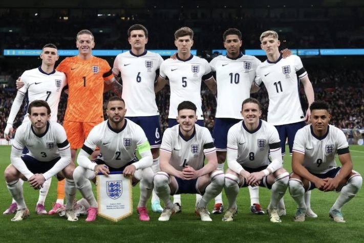 Seleção da Inglaterra - Divulgação/England X