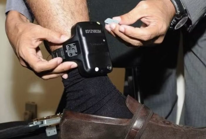 Tornozeleira eletrônica - Divulgação/SEDS 