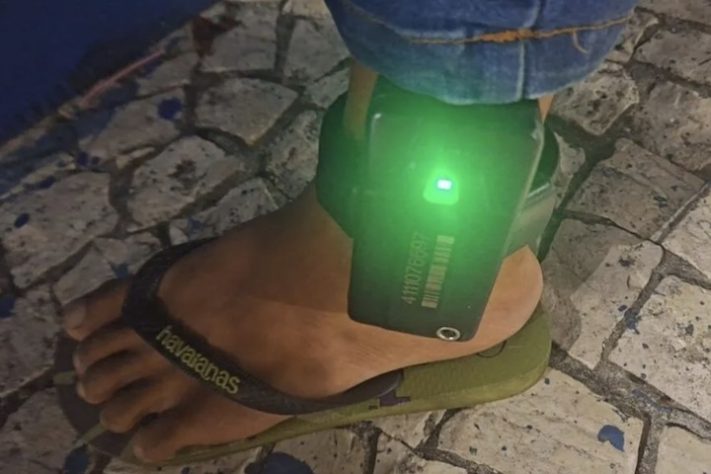 Tornozeleira eletrônica - Divulgação/SSP-BA