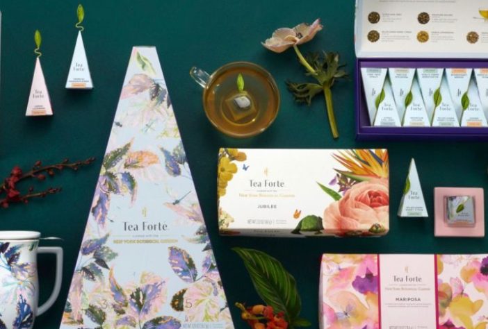 Chás finos da marca Tea Forté - Reprodução @teaforteofficial