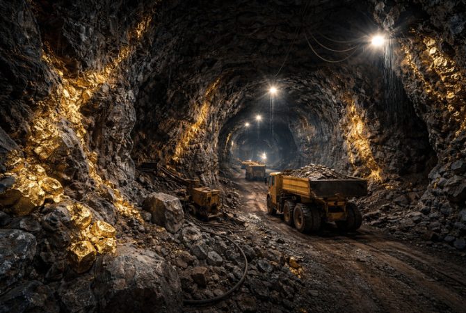 Geólogos encontram enorme reserva de ouro a 2 km de profundidade na China