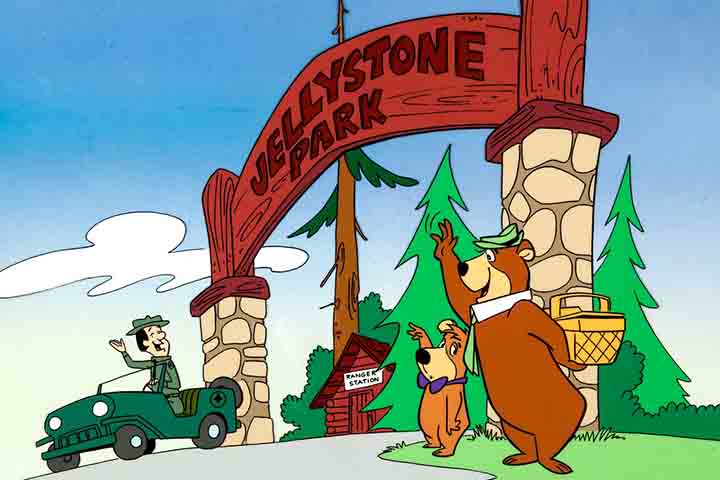 O parque de Yellowstone, aliás, se tornou mais conhecido pelo desenho animado do Zé Colméia e possui diversos gêiseres e nascentes termais que entram em erupção periodicamente. Mais de 4 milhões de visitantes anuais prestigiam suas belas paisagens, conhecidas pelos rios, cânions, termas e gêiseres.