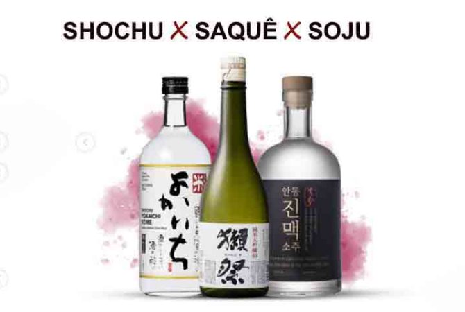 Shochu, saquê e soju: entenda as diferenças entre as bebidas asiáticas