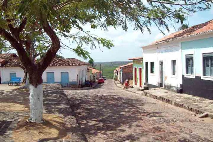 Cidade de Alcântara, no Maranhão
