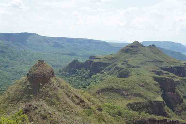 Unidades de conservação como o Parque Estadual das Nascentes do Rio Taquari ampliam o atrativo da região, oferecendo paisagens preservadas, trilhas e observação de fauna silvestre.
