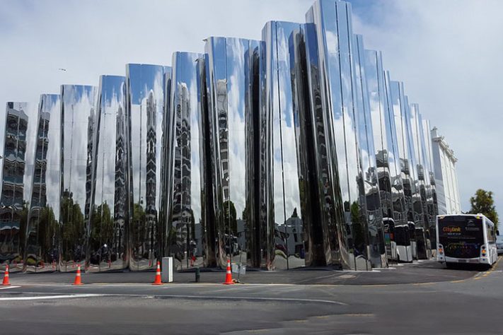 Prédio Len Lye Centre, em New Plymouth (Nova Zelândia) - Reprodução do Flickr eric.hart