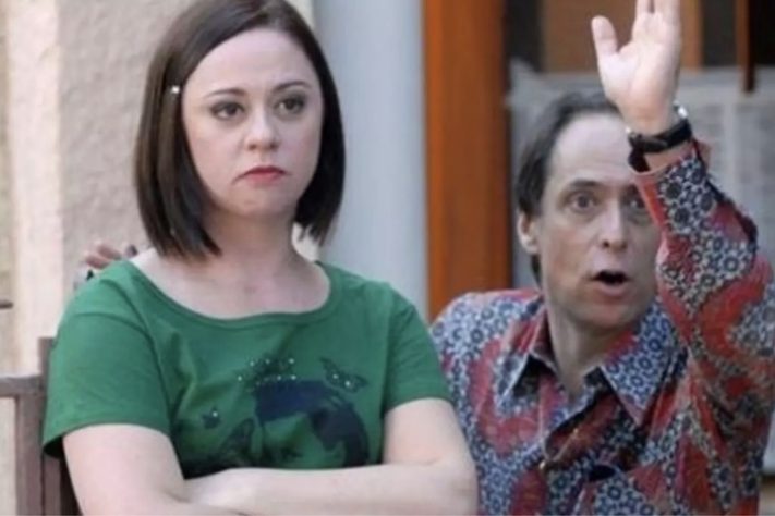 Guta Stresser e Pedro Cardoso em 