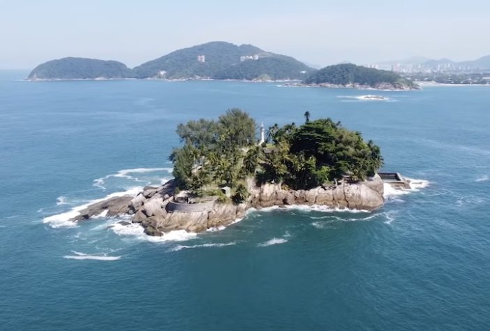 Ilha dos Arvoredos, Guarujá (SP) – Reprodução/YouTube
