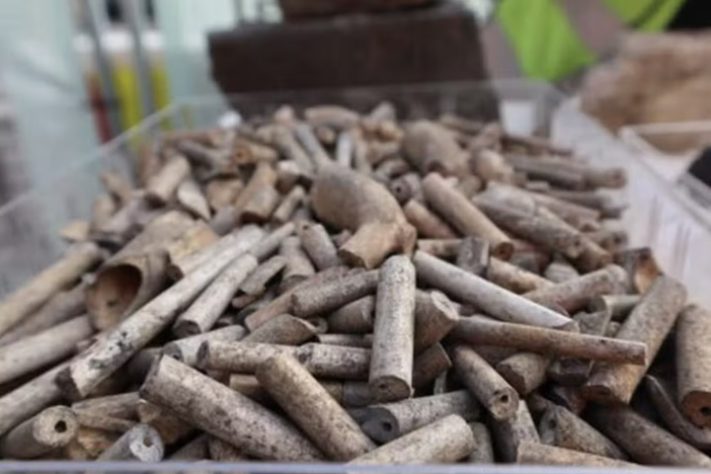 Três barris do século 17 foram encontrados intactos durante escavações em cidade da Noruega - Sara Langvik Derrick/Instituto Norueguês de Pesquisa do Patrimônio Cultural (NIKU)