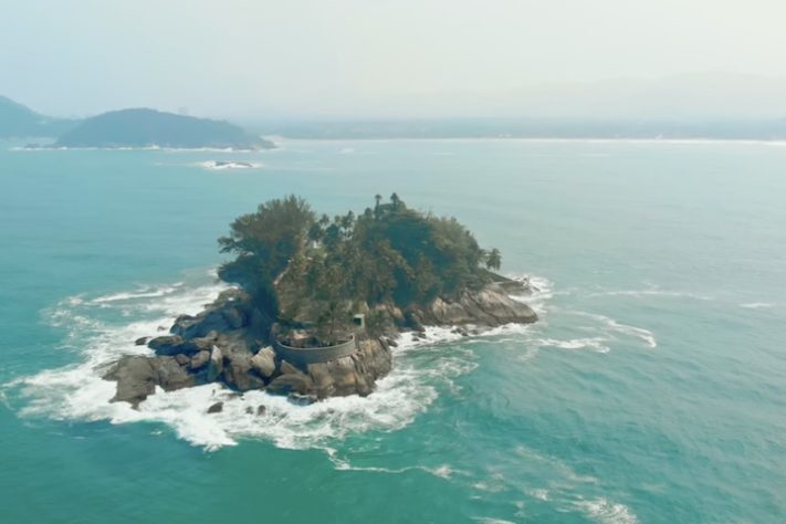 Ilha dos Arvoredos, Guarujá (SP) – Reprodução/YouTube Ilha dos Arvoredos, Guarujá (SP) – Reprodução/YouTube 