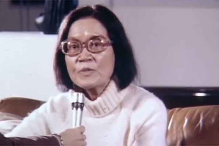 A artista plástica Tomie Ohtake 