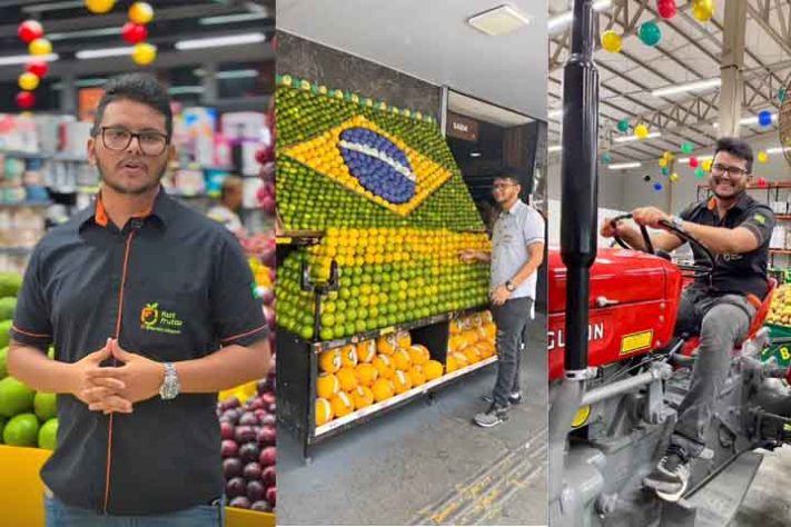 Hortifruti artístico em Goiânia