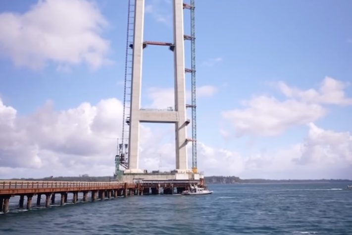 Puente Chacao ponte suspensa de 2,7 km no sul do Chile vai ligar ilha ao continente pela primeira vez - Reprodução/YouTube 