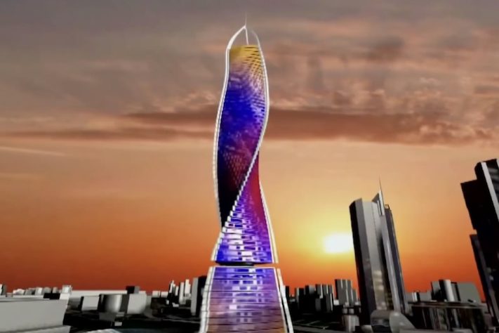 Dynamic Tower Dubai, projeto de edifício giratório em Dubai - Reprodução