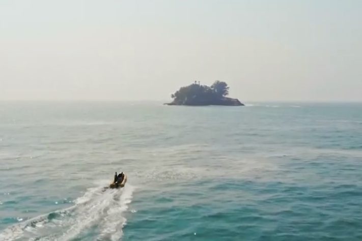 Ilha dos Arvoredos, Guarujá (SP) – Reprodução/YouTube Ilha dos Arvoredos, Guarujá (SP) – Reprodução/YouTube