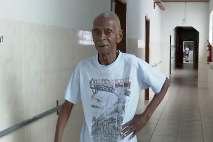 Idoso de 118 anos entra para o livro dos recordes como o homem mais velho do Brasil - Reprodução/EPTV