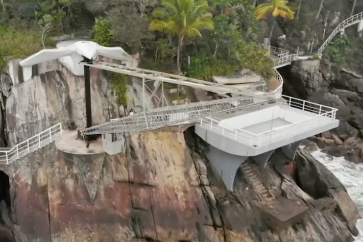 Ilha dos Arvoredos, Guarujá (SP) – Reprodução/YouTube Ilha dos Arvoredos, Guarujá (SP) – Reprodução/YouTube 