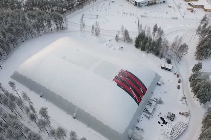 China inova e usa bolhas em obras para evitar poeira e poluição sonora - Reprodução/YouTube