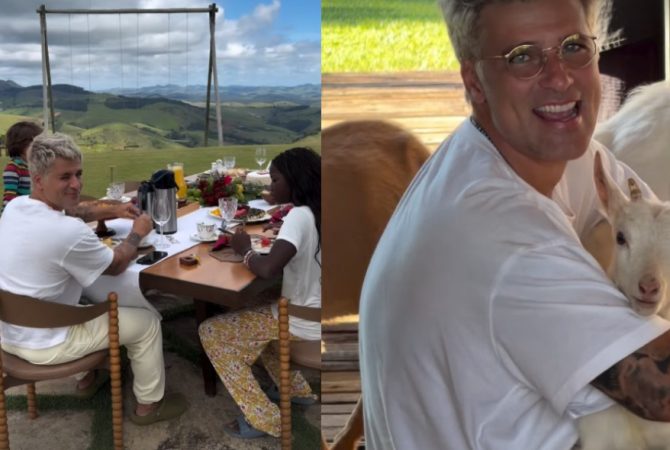 Bruno Gagliasso faz 44 anos e ganha surpresas especiais da família